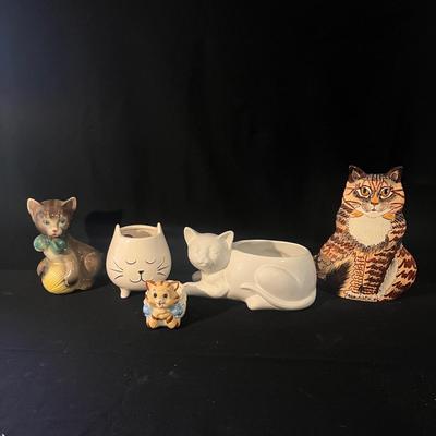 Ceramic Cat Planters, Lefton Plus More (LR-MG)