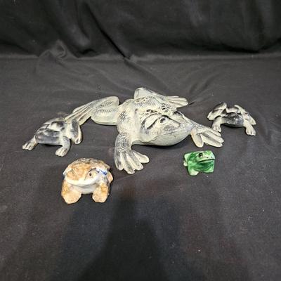 Assortment of Frog Figurines (LR-DW)