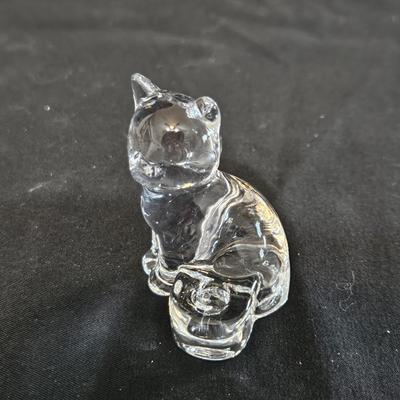Steuben, Bohemia Crystal Cats and More (LR-DW)