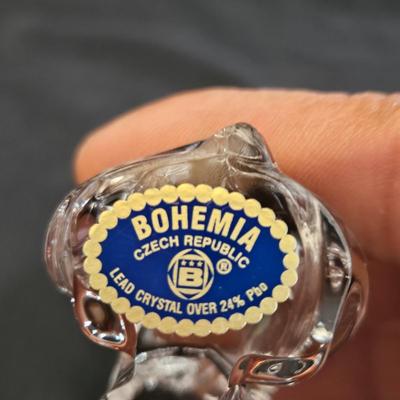 Steuben, Bohemia Crystal Cats and More (LR-DW)