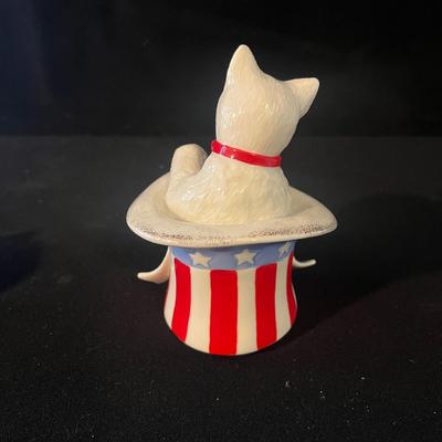 Lenox Porcelain 4th of July Cat & More Ceramic Cats (LR-MG)