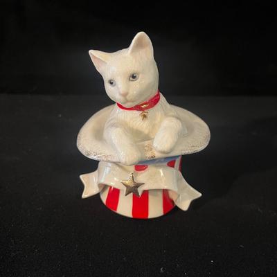 Lenox Porcelain 4th of July Cat & More Ceramic Cats (LR-MG)