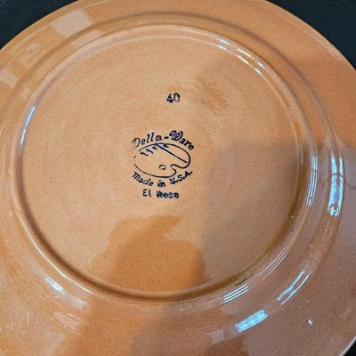 Mountain Wood Stoneware and other Floral Plates (LR-DW)