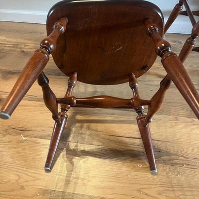 Four Spindle Back Windsor Chairs (LR-MG)