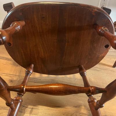 Four Spindle Back Windsor Chairs (LR-MG)