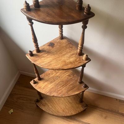Six Tier Wooden Corner Shelf (LR-MG)