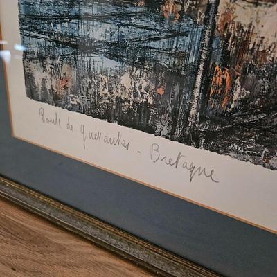 Pencil Signed and Framed Lithograph (UB-DW)