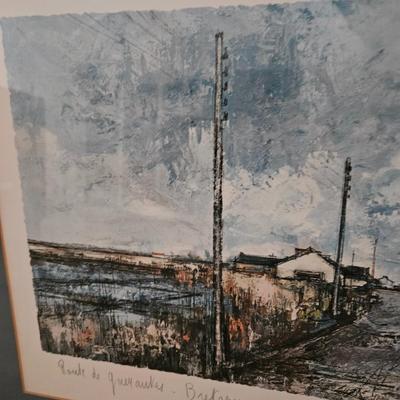 Pencil Signed and Framed Lithograph (UB-DW)