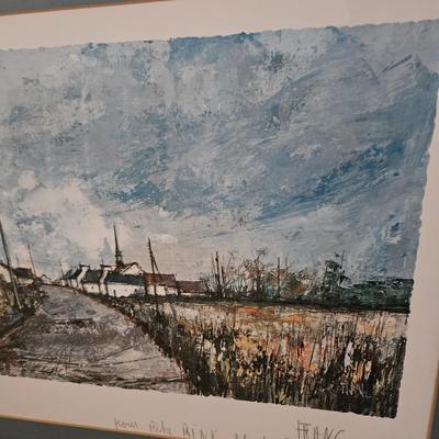 Pencil Signed and Framed Lithograph (UB-DW)