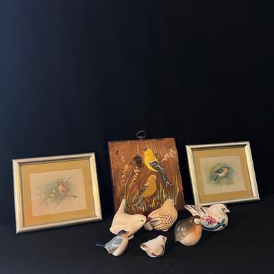 Framed Bird Art and more (D-DZ)