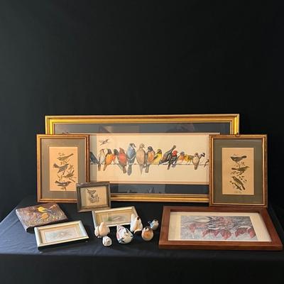 Framed Bird Art and more (D-DZ)