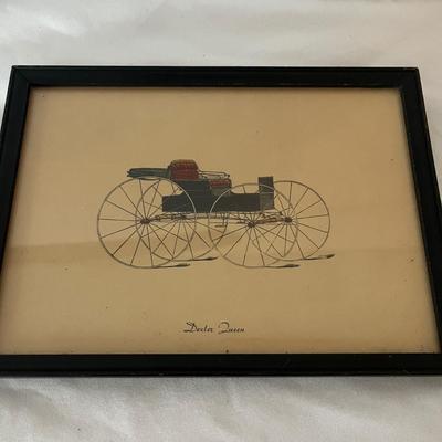 Framed Equestrian & Amish Artwork - Jay McVey, â€˜Off to the racesâ€™ & More (UC-MG)