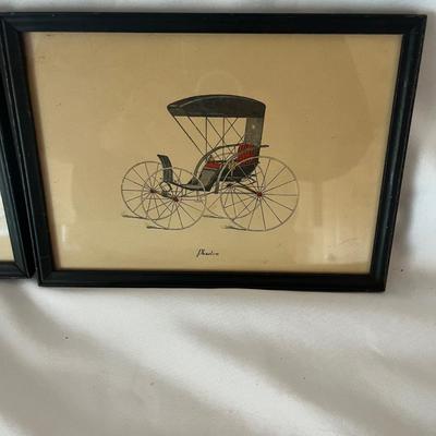 Framed Equestrian & Amish Artwork - Jay McVey, â€˜Off to the racesâ€™ & More (UC-MG)