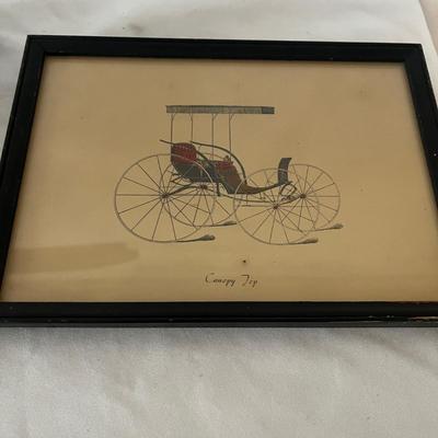 Framed Equestrian & Amish Artwork - Jay McVey, â€˜Off to the racesâ€™ & More (UC-MG)