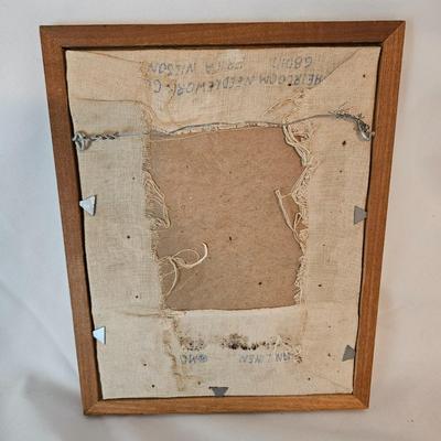 Vintage Framed Fiber Art (UB-DW)