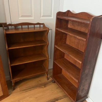 Two Footed Wooden Bookcases (UC-MG)