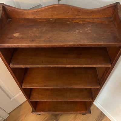 Two Footed Wooden Bookcases (UC-MG)