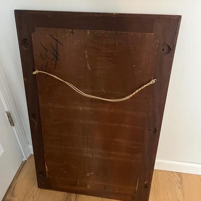 Vintage Beveled Mirror & Three Tier Shelf (UC-MG)