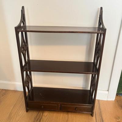 Vintage Beveled Mirror & Three Tier Shelf (UC-MG)