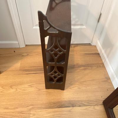 Vintage Beveled Mirror & Three Tier Shelf (UC-MG)