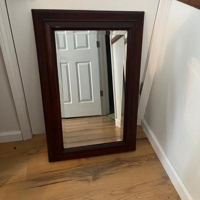 Vintage Beveled Mirror & Three Tier Shelf (UC-MG)