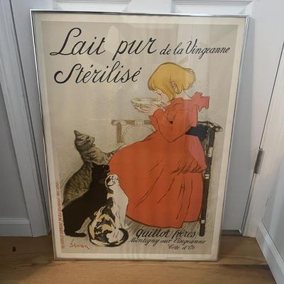 Lait Pur Sterilise by Steiner Metal Framed Poster (UC-MG)