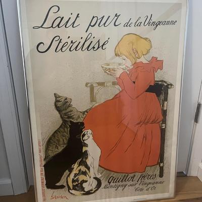 Lait Pur Sterilise by Steiner Metal Framed Poster (UC-MG)