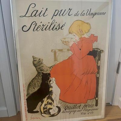 Lait Pur Sterilise by Steiner Metal Framed Poster (UC-MG)