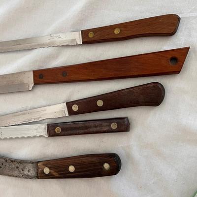 Set of Knives and Sharpening Stone (K-DZ)