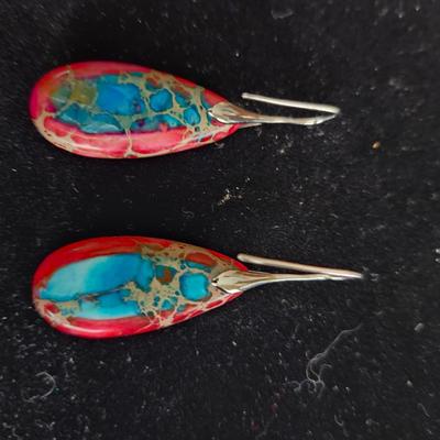 Red Sea Sediment Jasper Earrings