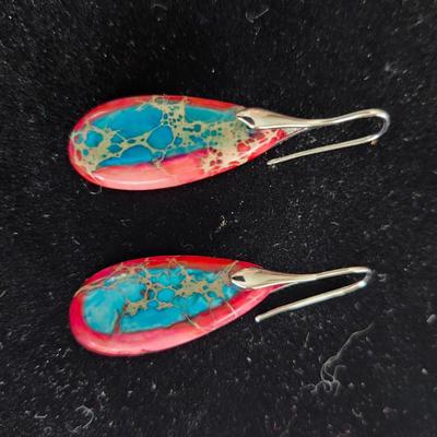 Red Sea Sediment Jasper Earrings