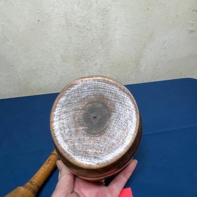 Antique wood mortar and pestle