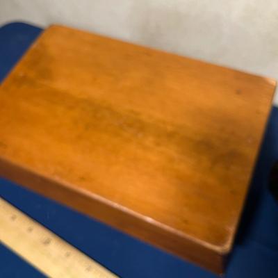 Antique tray & candle holder