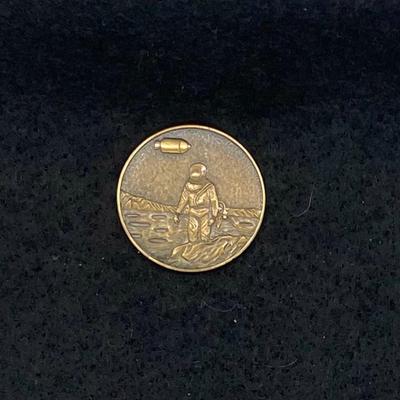 Apollo 11 (Apollo XI) Bronze Commemorative Medallion Coin