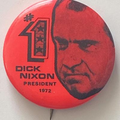 Richard Nixon campaign pin