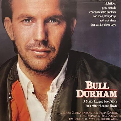 Bull Durham 1988 original movie poster