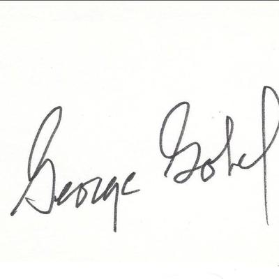 George Gobel original signature 