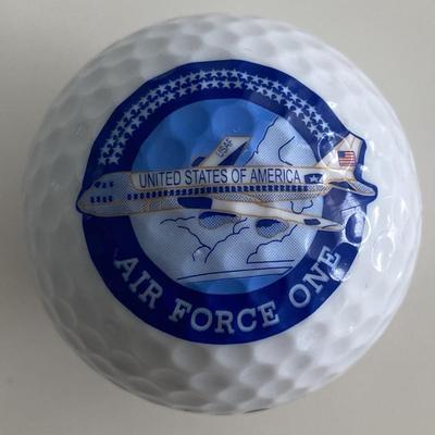 Air Force One Presidential Plane golf ball 