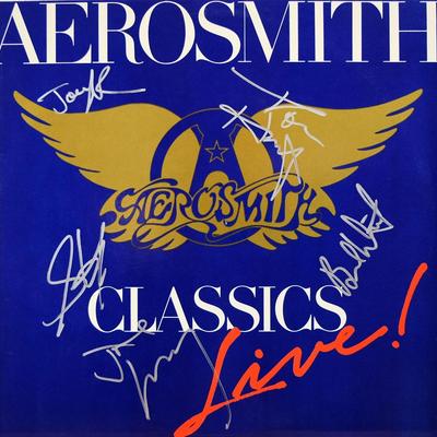 Aerosmith signed Classics Live! album 
