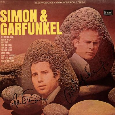 Simon & Garfunkel signed self-titled album