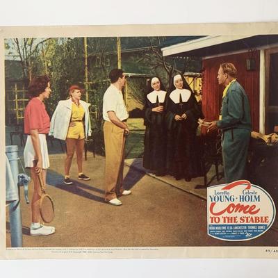 Come to the Stable original 1949 vintage lobby card