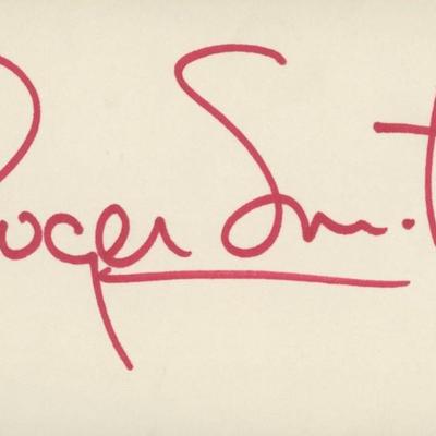 77 Sunset Strip Roger Smith signature cut