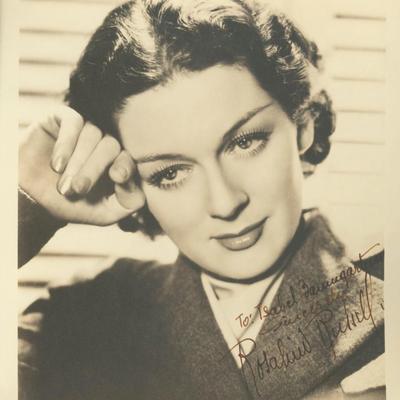 Rosalind Russell signed photo