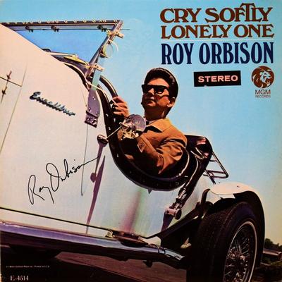 Roy Orbison signed Cry Softly Lonely One album