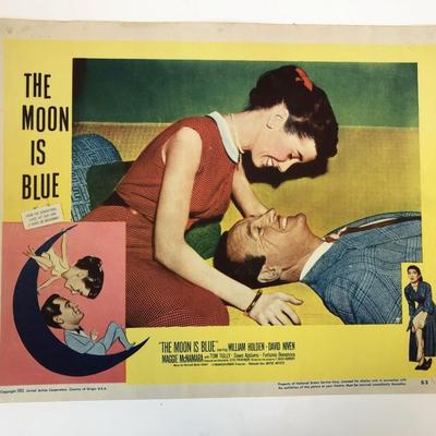 The Moon Is Blue original 1953 vintage lobby card