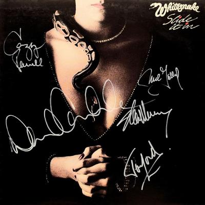Whitesnake signed Slide It In album