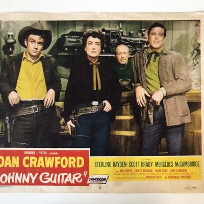 Johnny Guitar original 1954 vintage lobby card