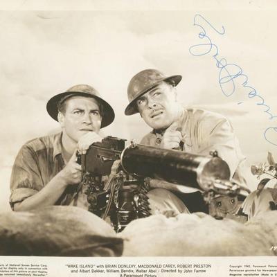 Brian Donlevy signed movie photo