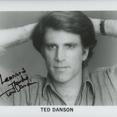 Cheers Ted Danson signed photo