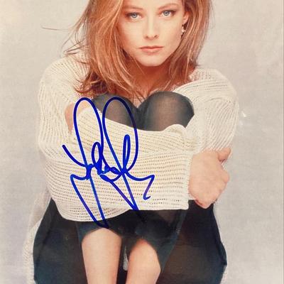 Jodie Foster Signed Photo